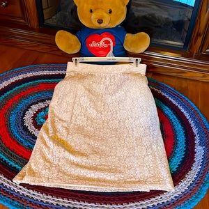 Lace skirt, double lined, beautiful, comfortable 18/20